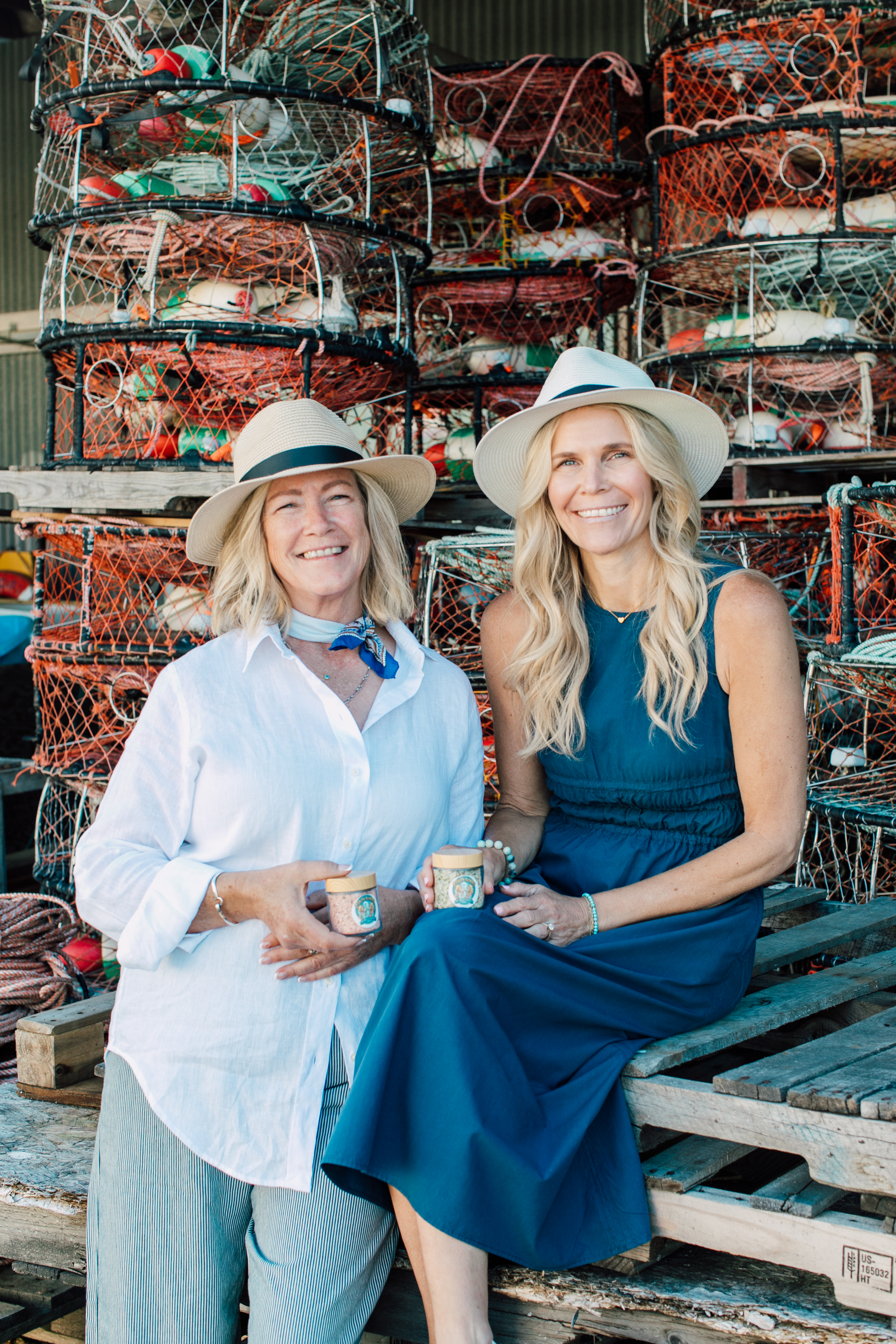 Noni Johansson and Tamra Hansen, founders of 2 Salty Blondes Salt Company
